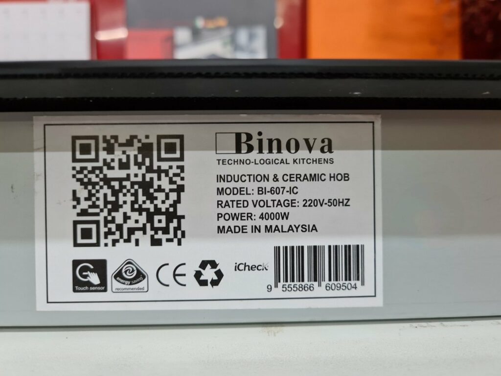 BẾP ĐIỆN TỪ BINOVA BI-607-IC